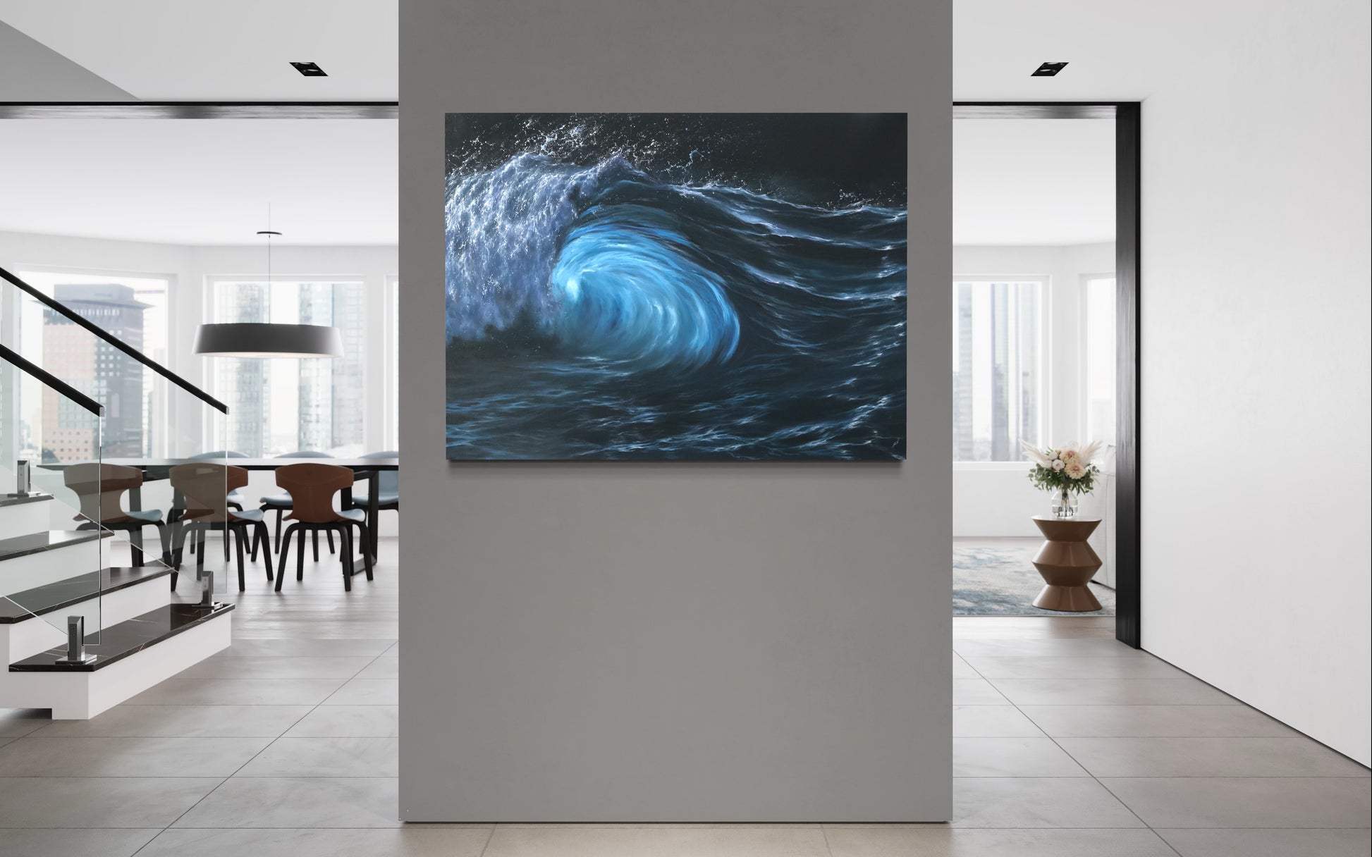 ready to hang oil painting