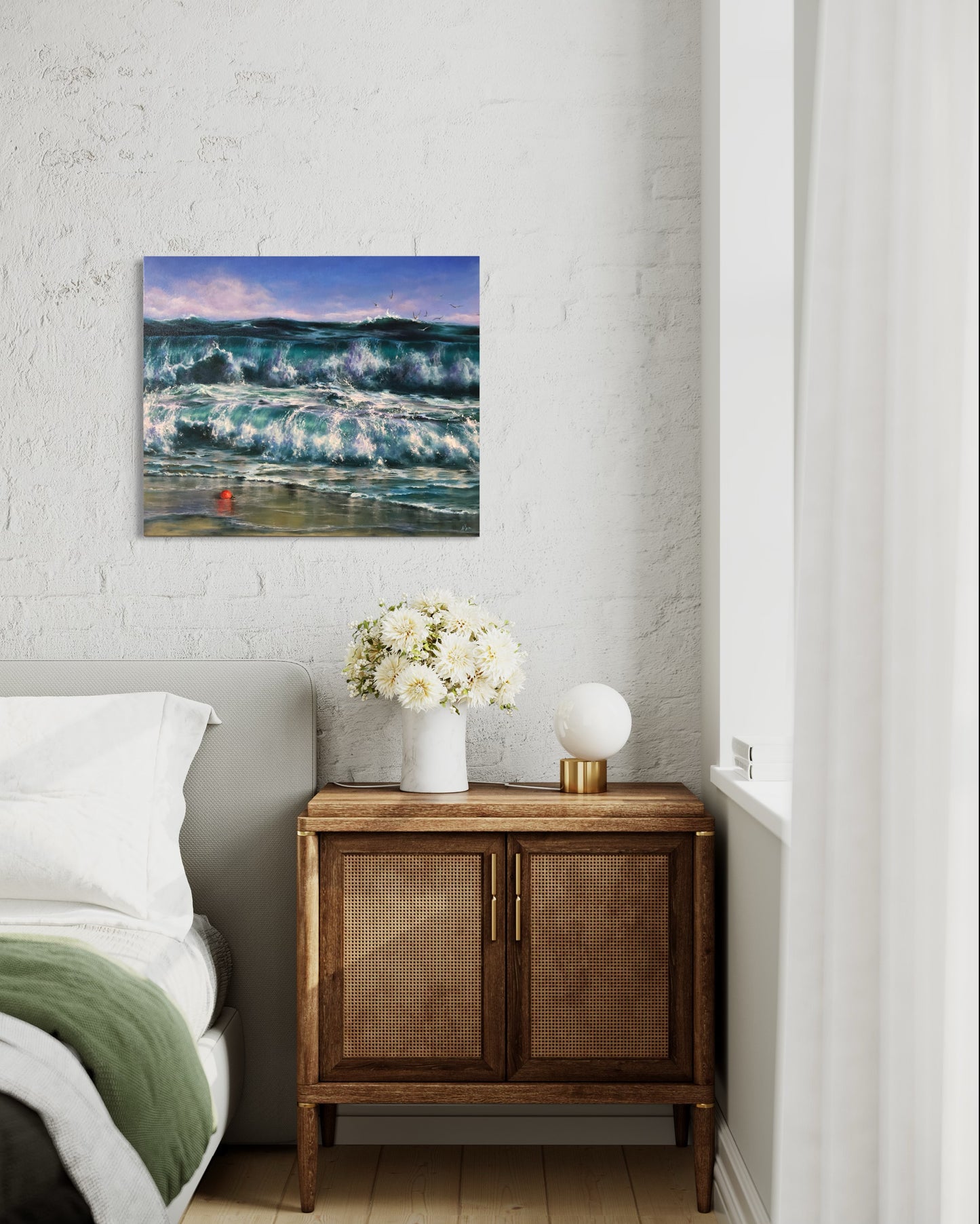 The Gift, 50x60 cm, original oil painting