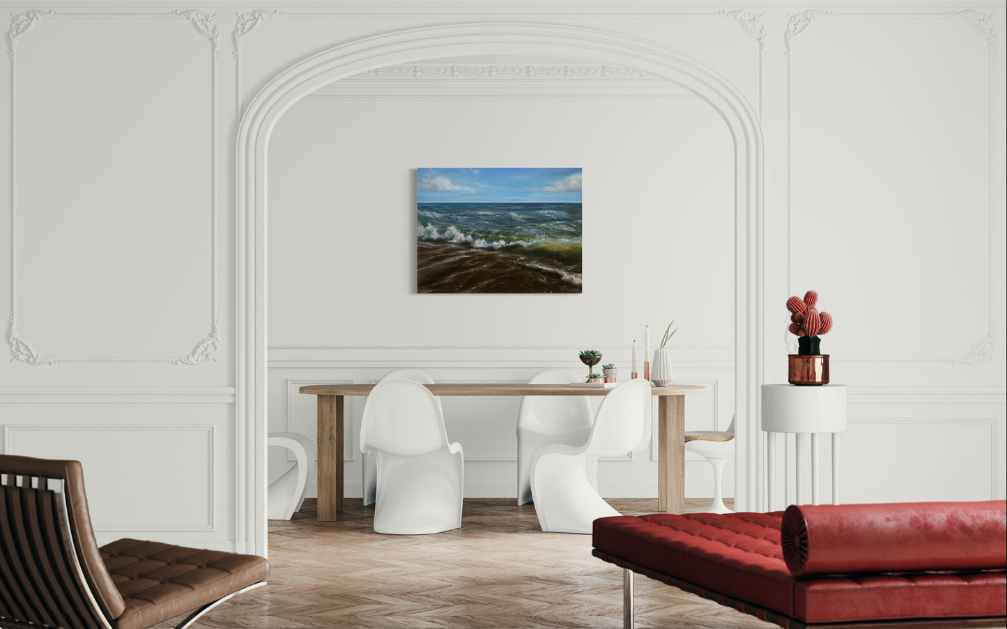 Tide of Tiger Eye, 60x80 cm, original oil painting