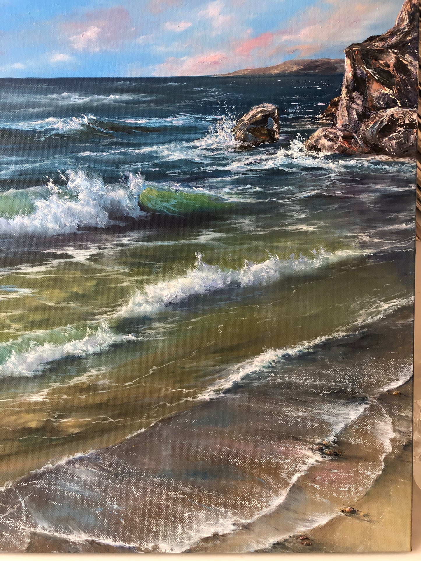 Afternoon Tide, 60x80 cm, original oil painting