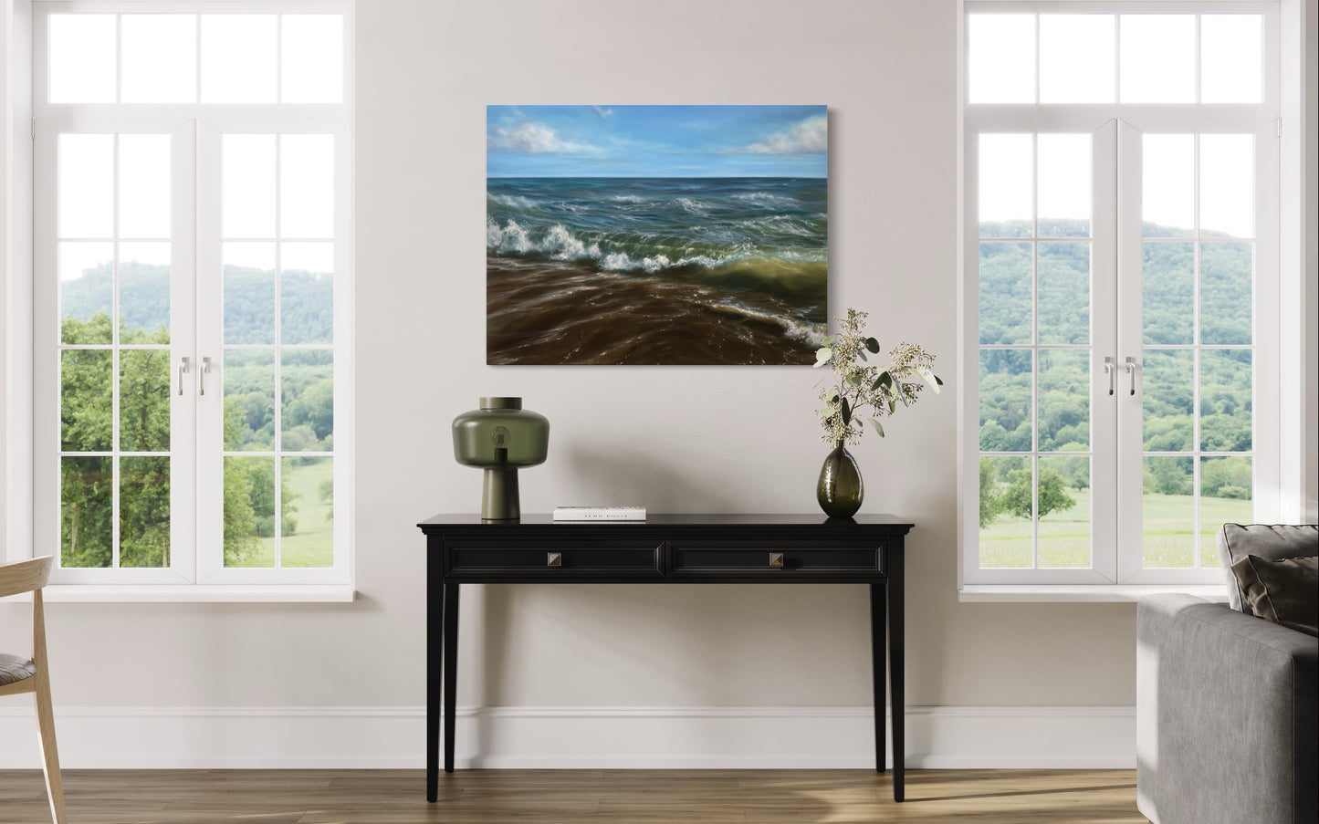 Tide of Tiger Eye, 60x80 cm, original oil painting