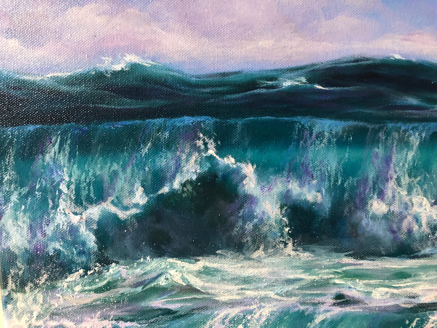 The Gift, 50x60 cm, original oil painting