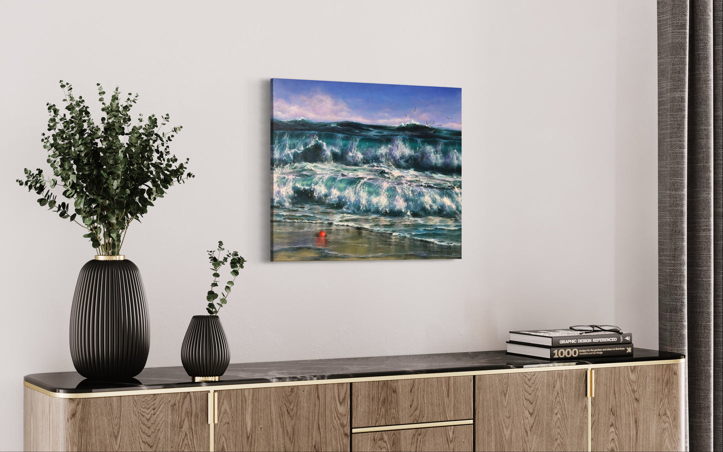 The Gift, 50x60 cm, original oil painting