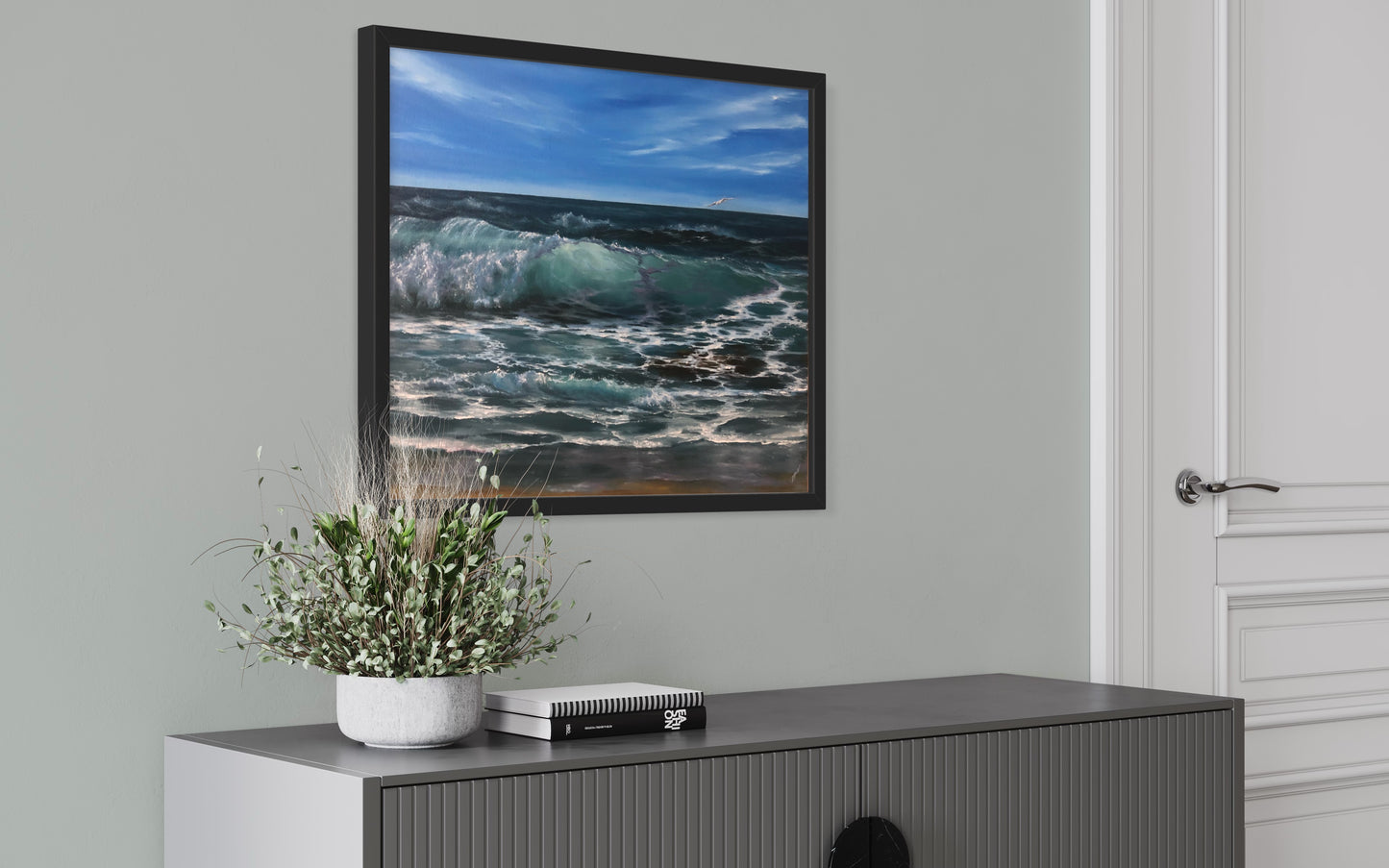 ready to hang oil painting