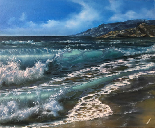 Secluded Dreams,50x60 cm, original oil painting