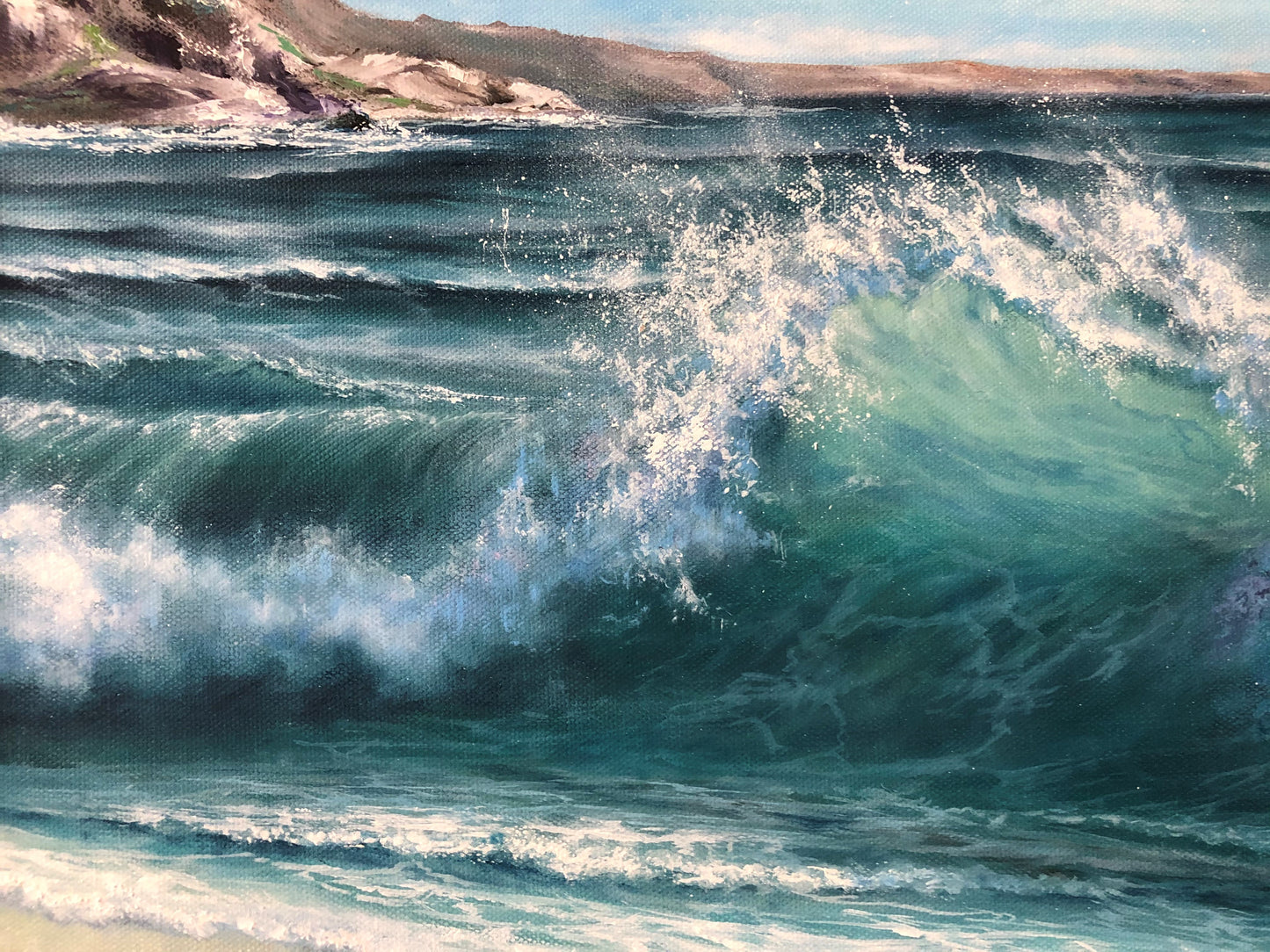 Wave of Joy, original oil painting