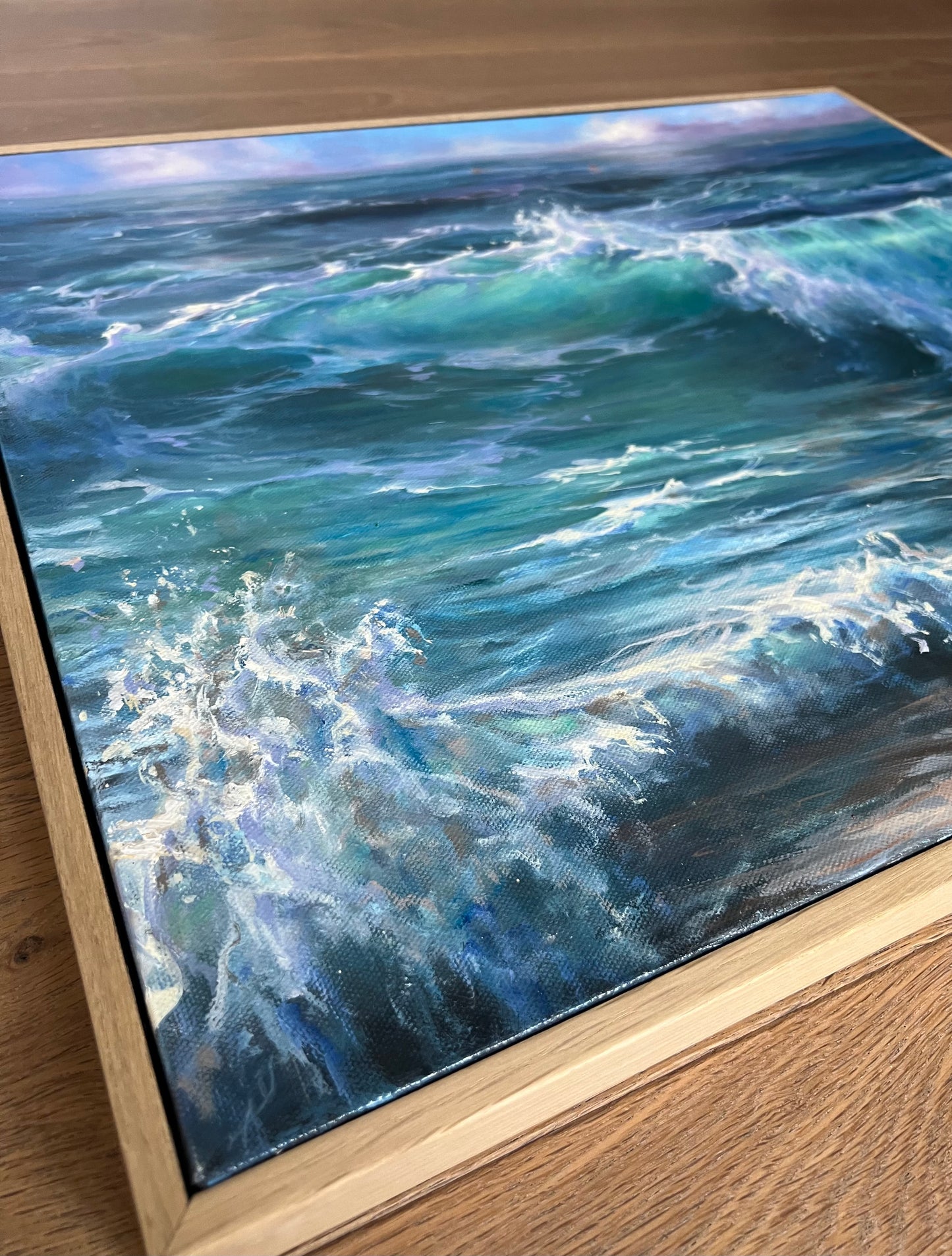 An Ocean’s Blessing, original oil painting