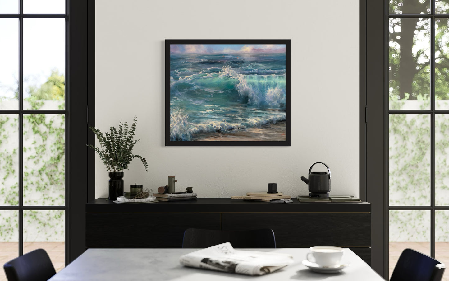 An Ocean’s Blessing, original oil painting