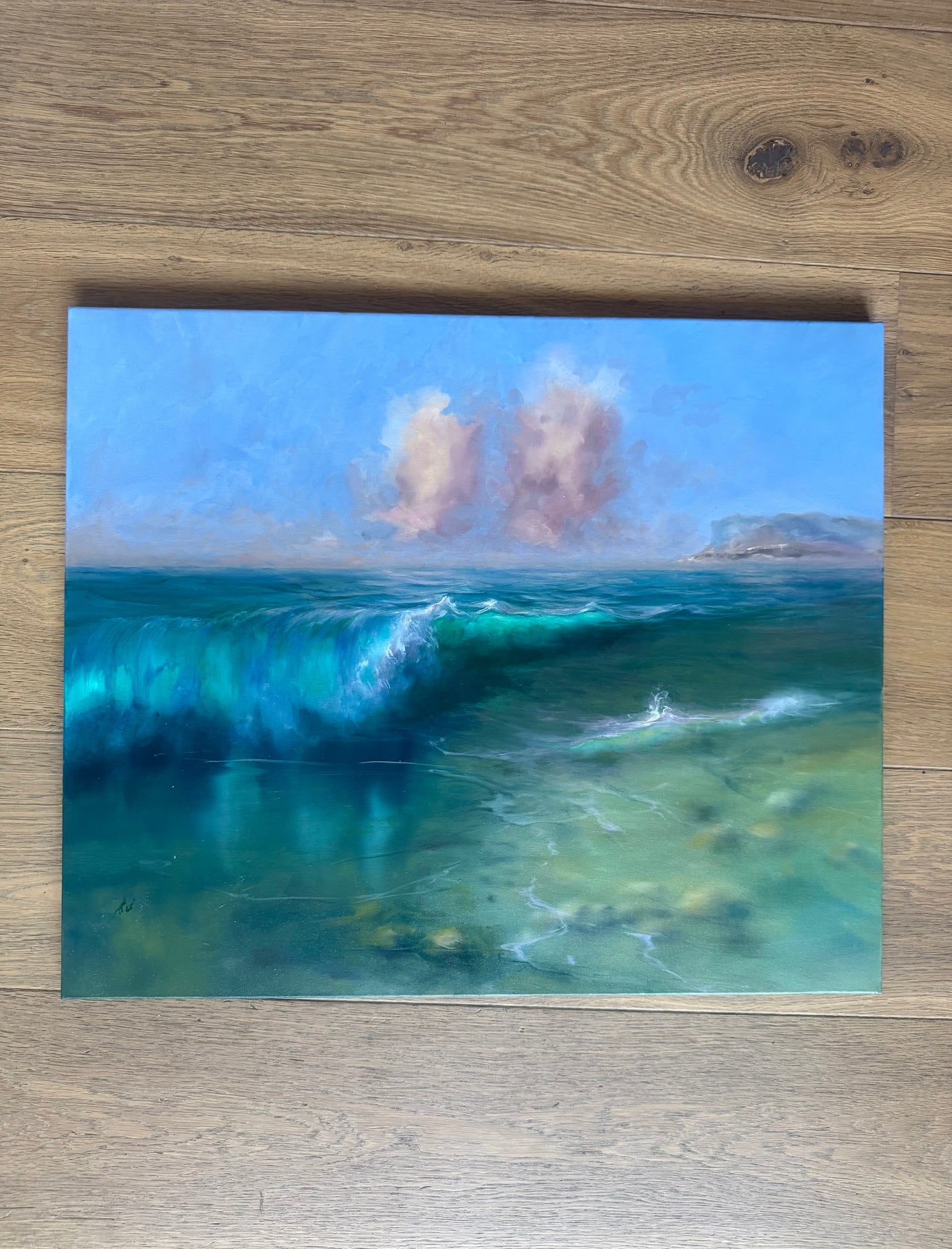 Summer, 50x60 cm, original oil painting