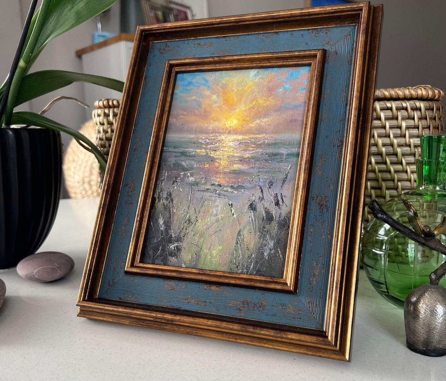 Wonder of Light, original seascape oil painting