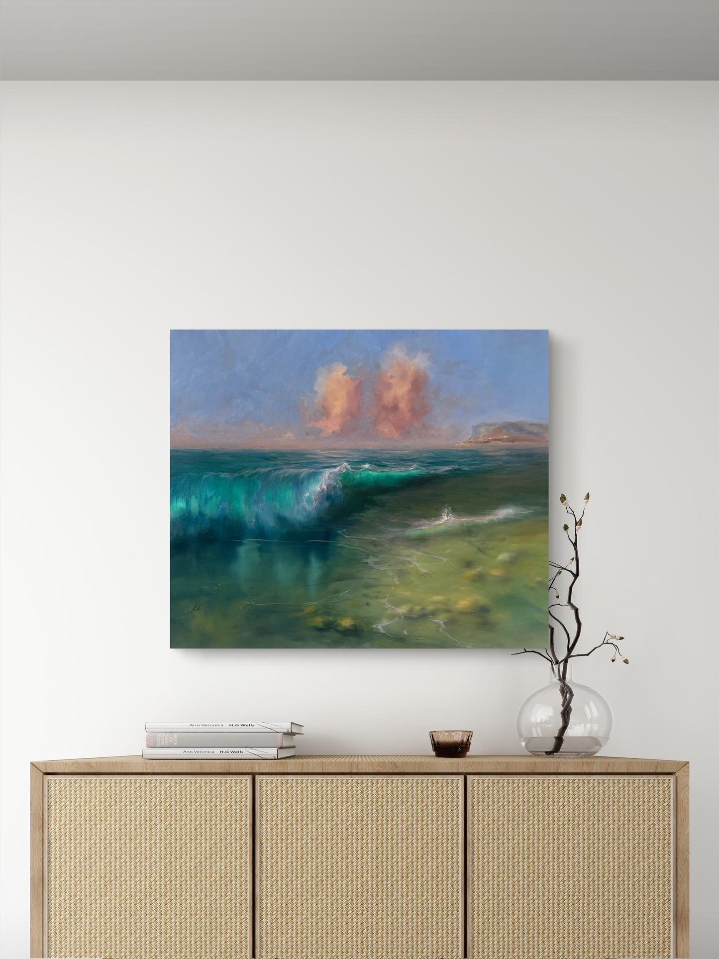 Summer, 50x60 cm, original oil painting