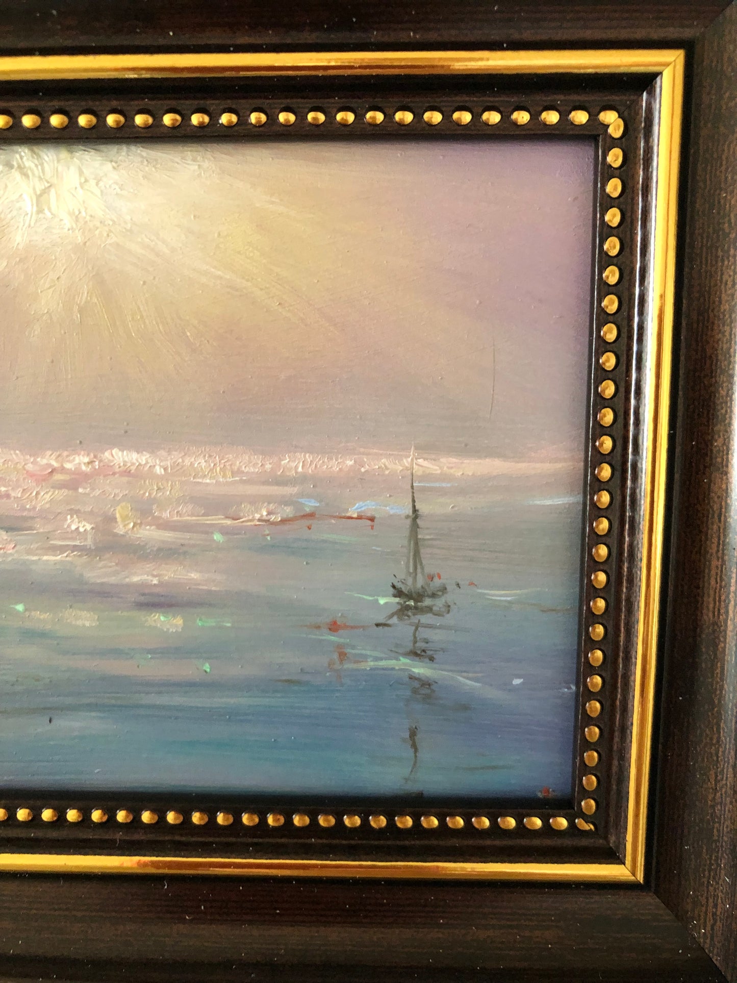 Glorious Morning, original seascape oil painting