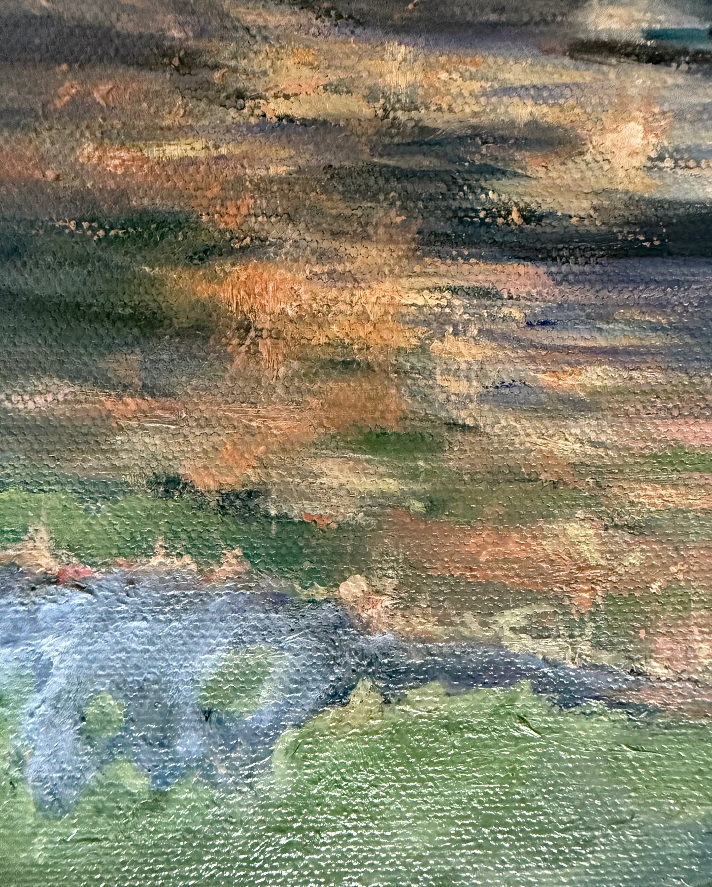 First Light, 25x35cm, original oil on canvas, seascape