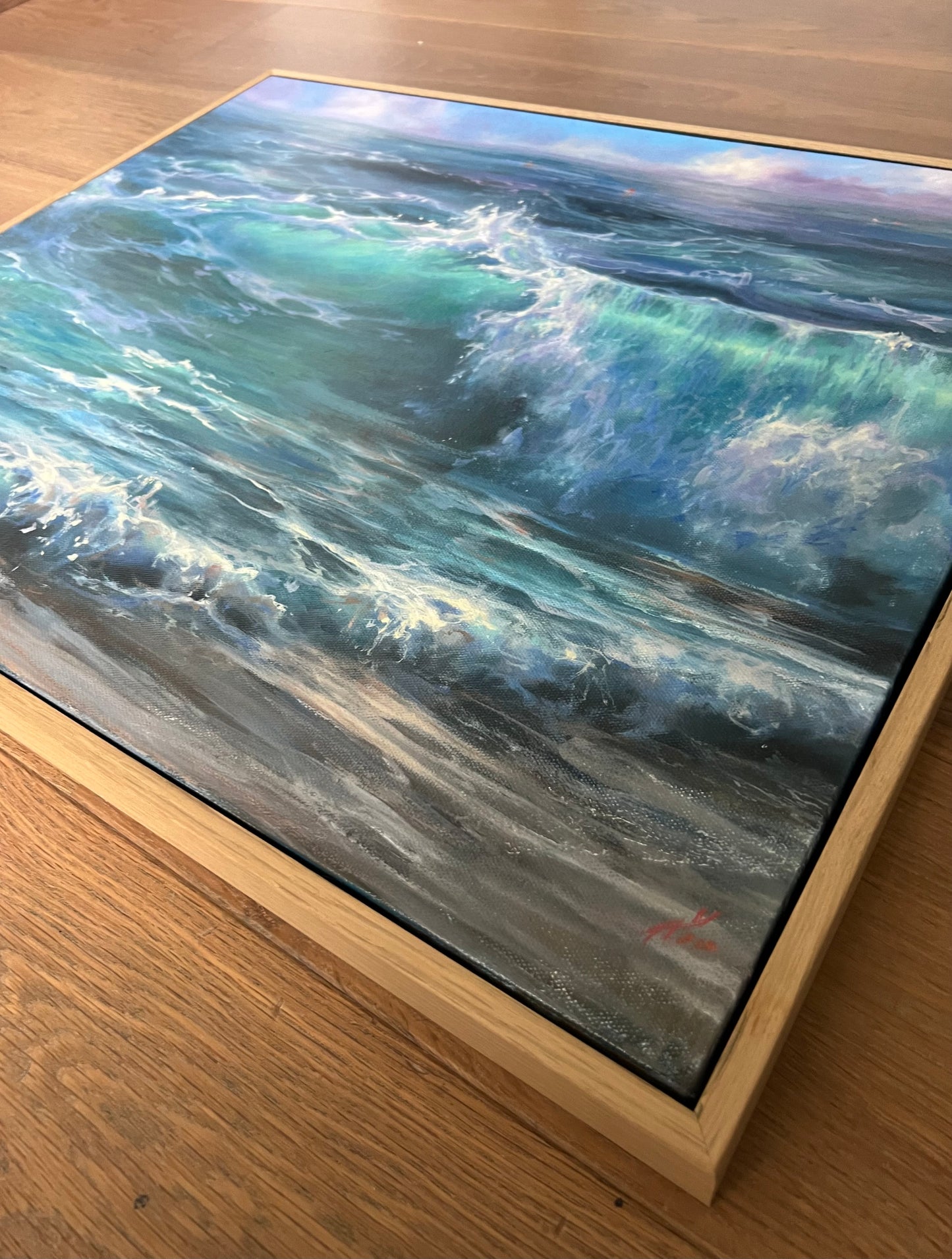 An Ocean’s Blessing, original oil painting