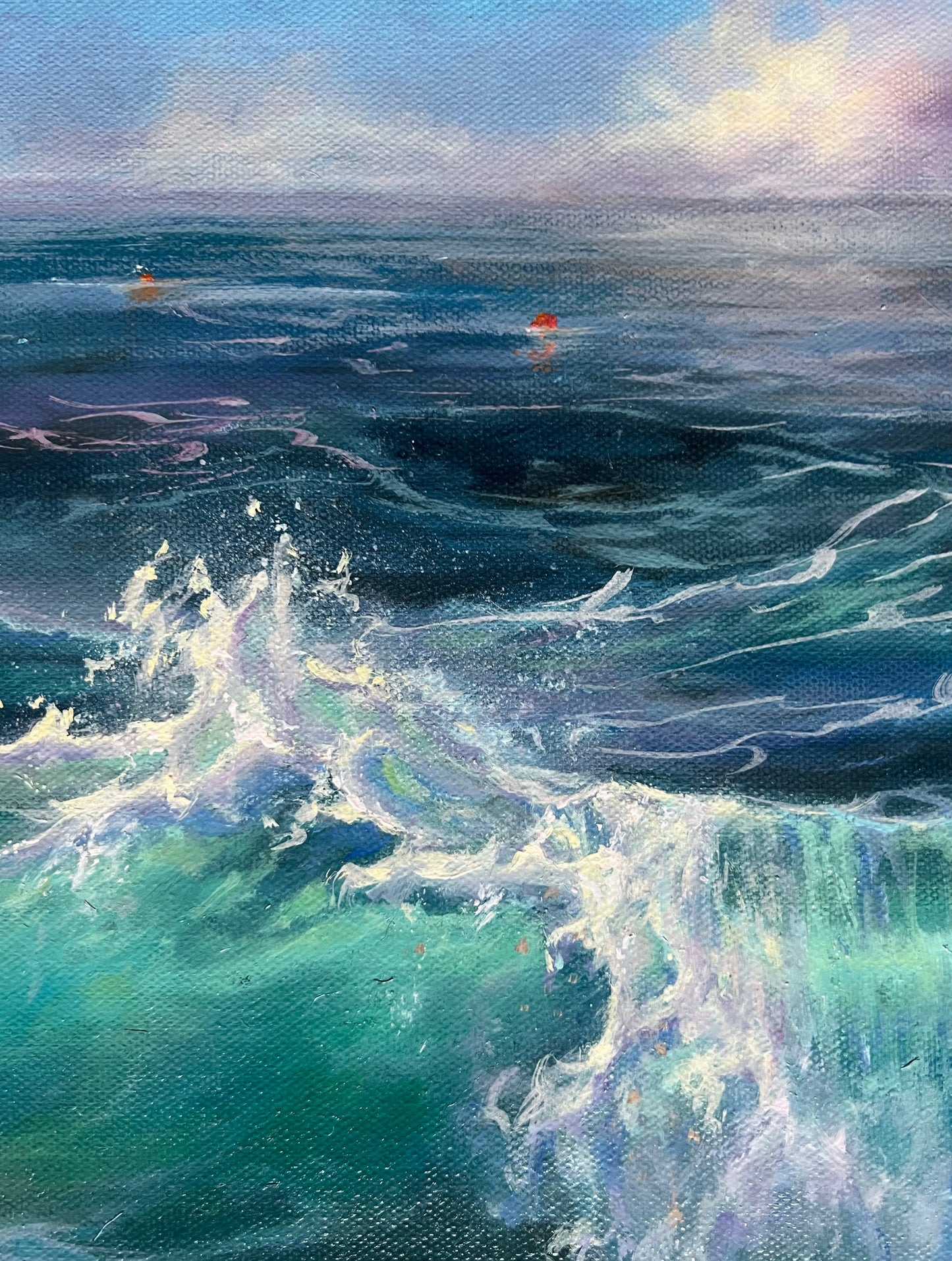 An Ocean’s Blessing, original oil painting