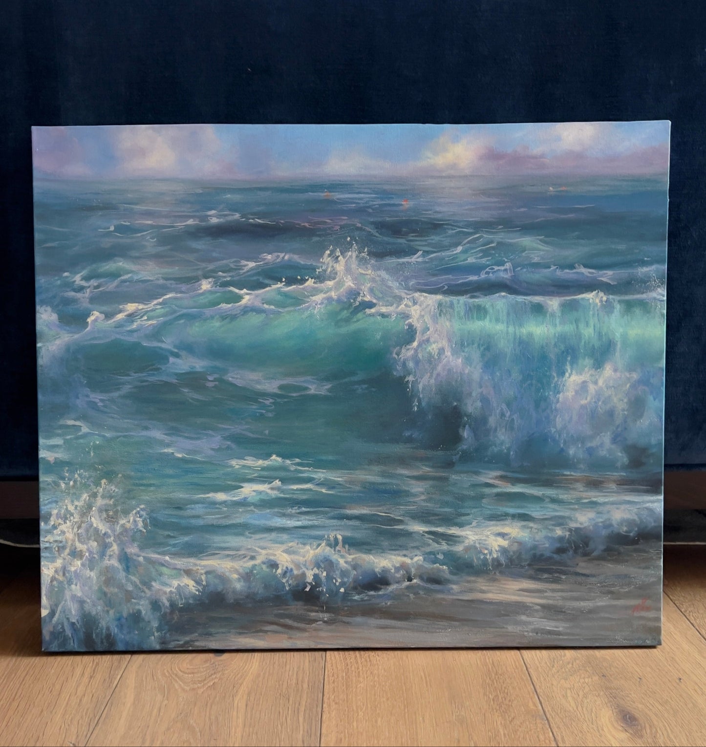 An Ocean’s Blessing, original oil painting