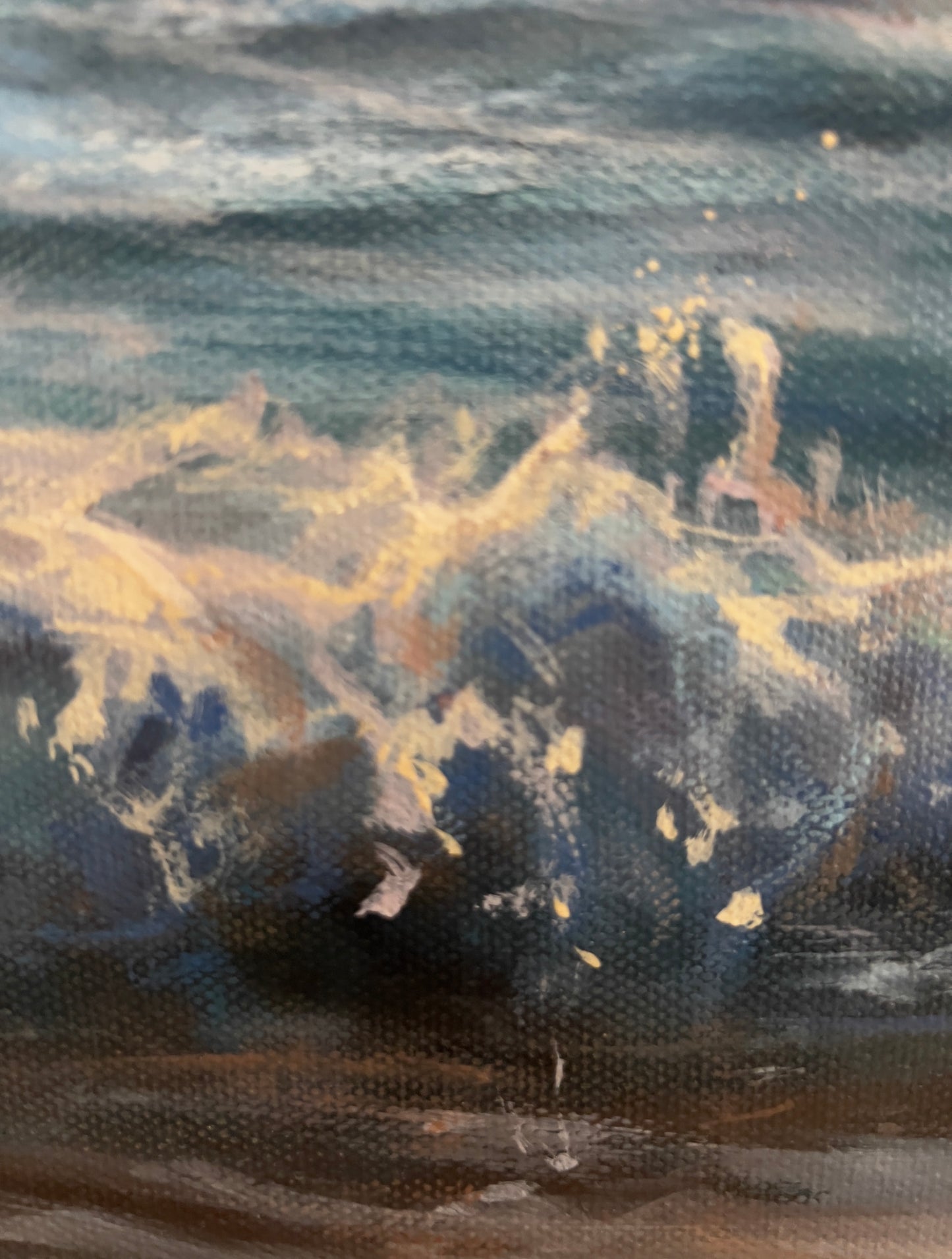 An Ocean’s Blessing, original oil painting