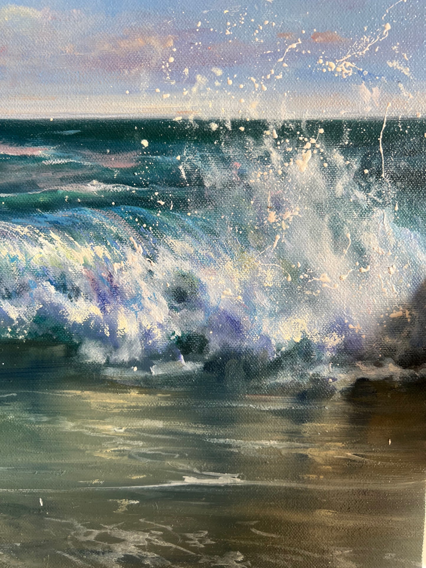 Escape, original oil painting