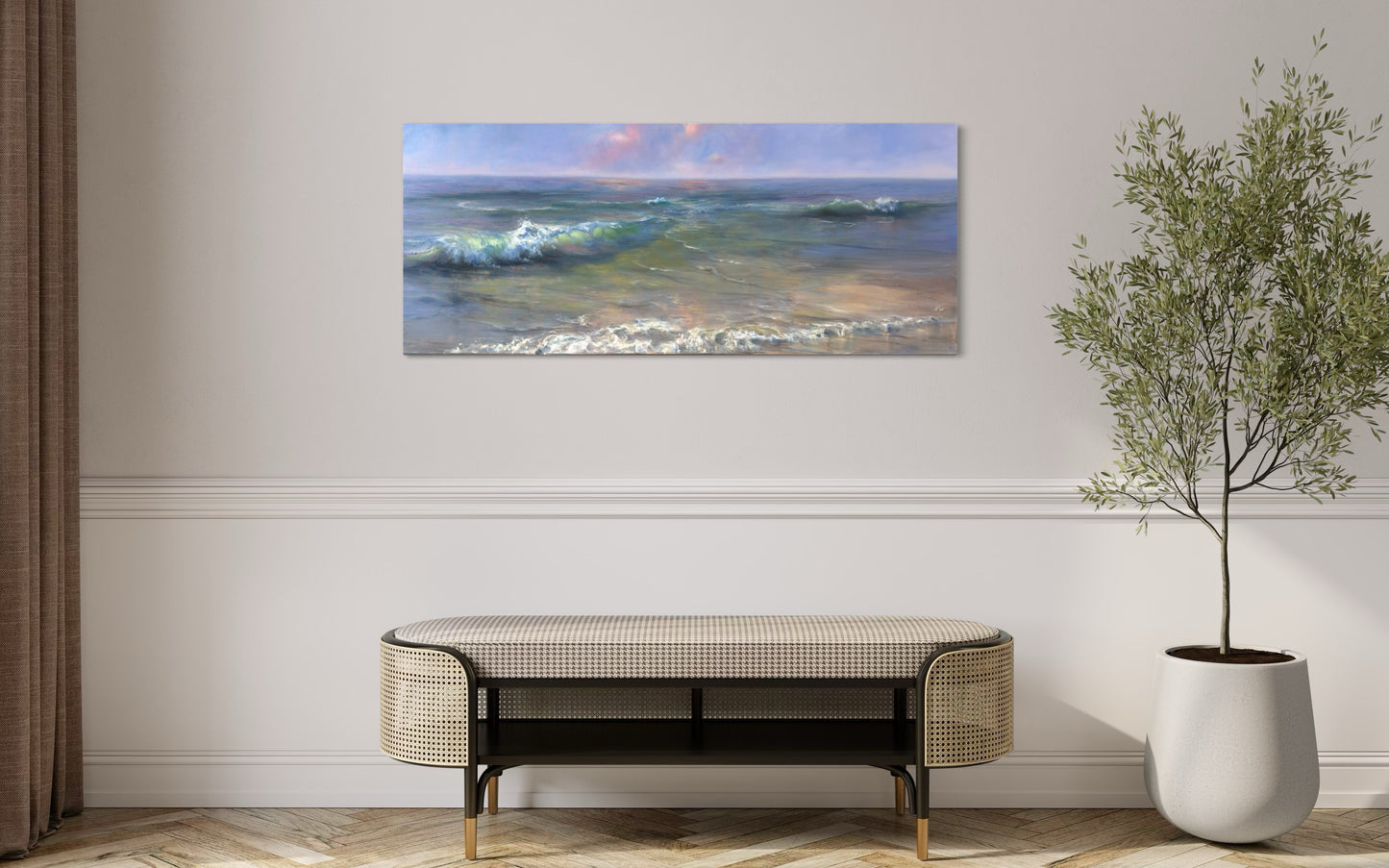 Crystal Cove, original sea oil painting