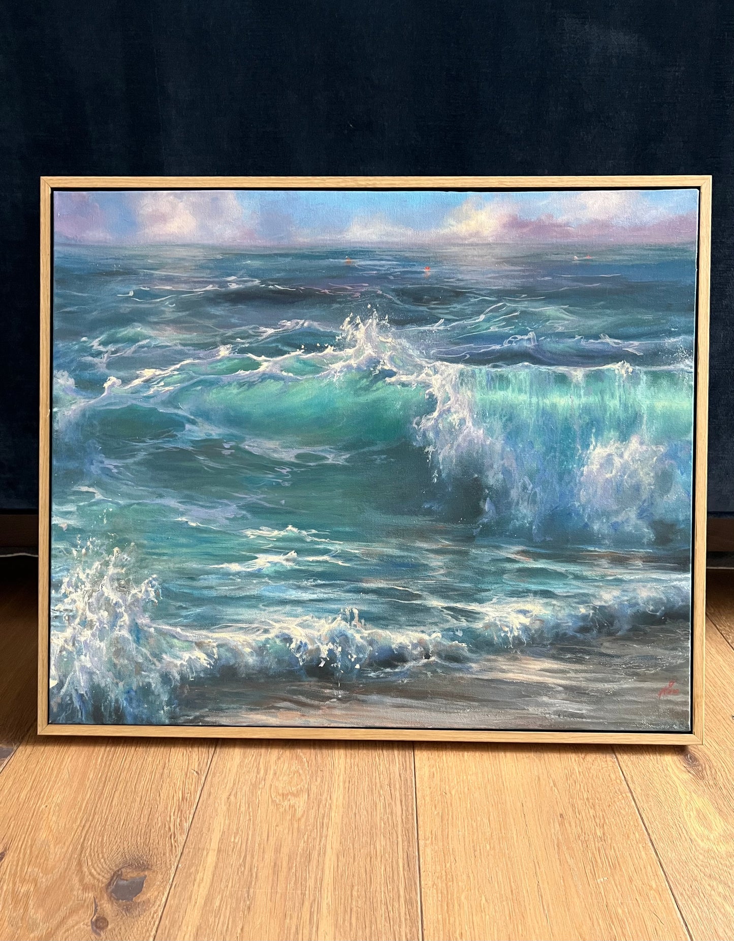 An Ocean’s Blessing, original oil painting