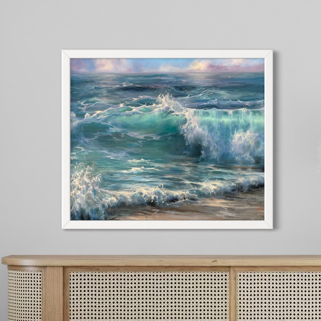 An Ocean’s Blessing, original oil painting