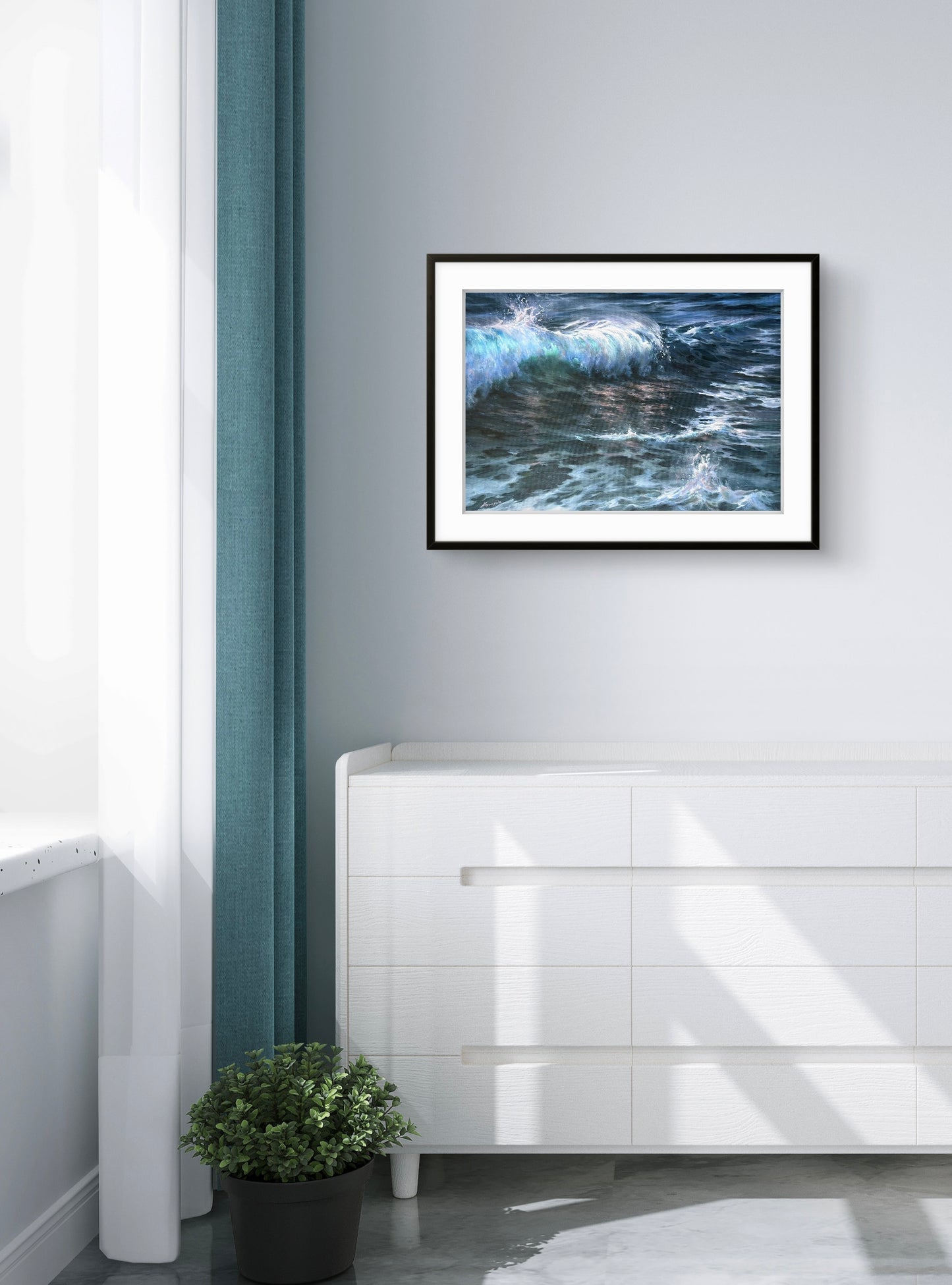 Limited edition fine art print 40x30cm - Afternoon Surf