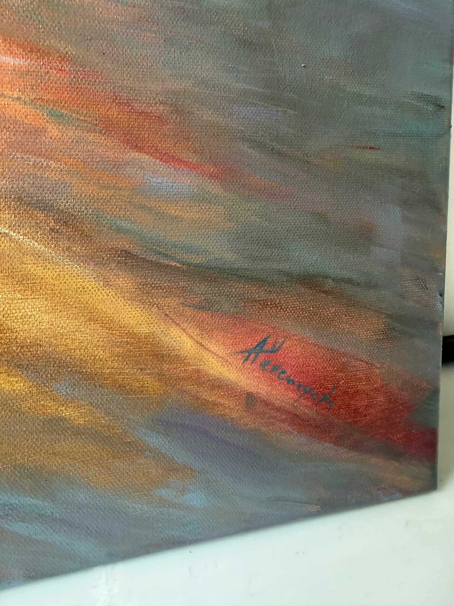 By the Sea(BFF), 51x61 cm, original sea oil painting