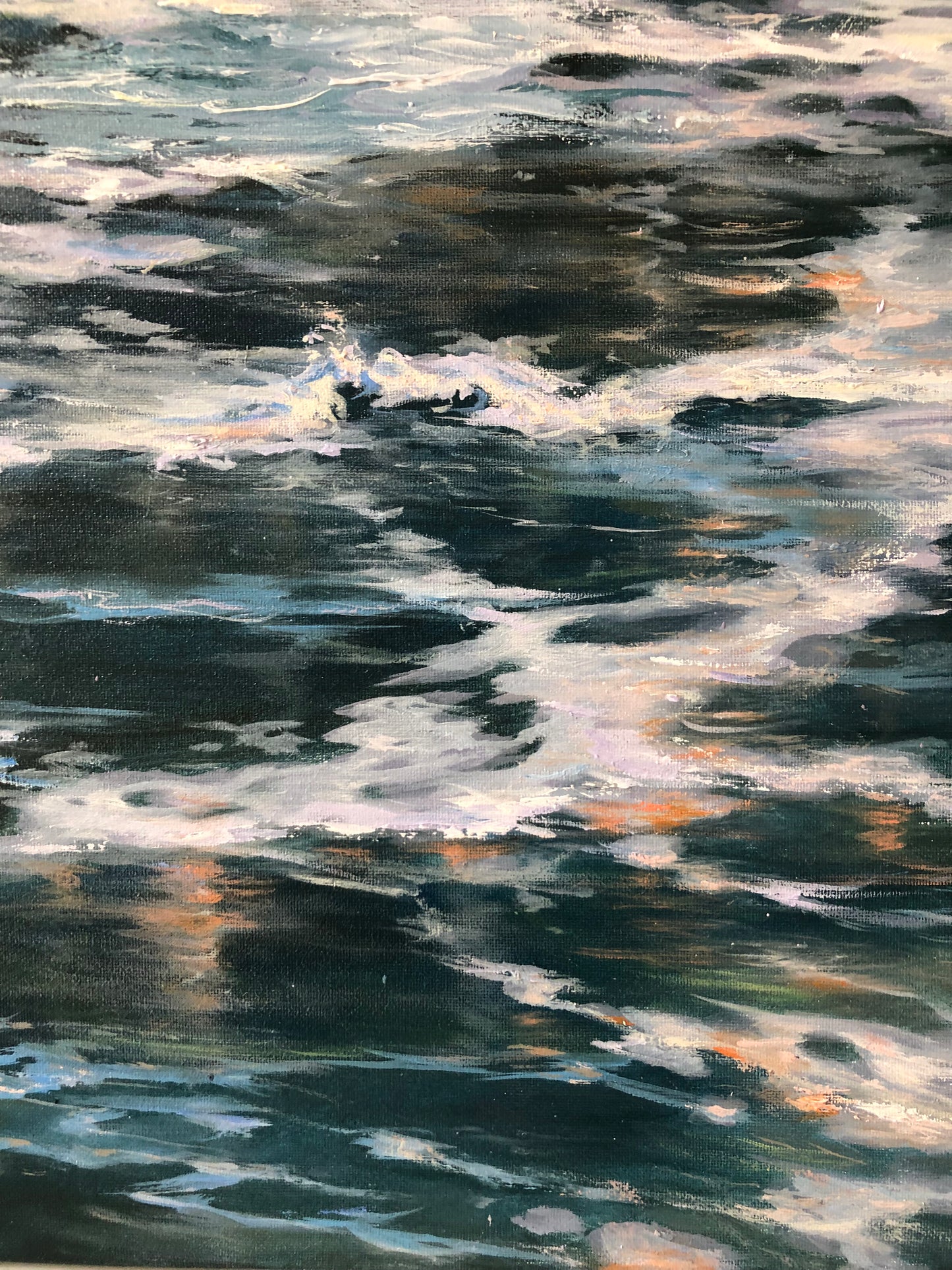 Wind Catchers, original oil painting