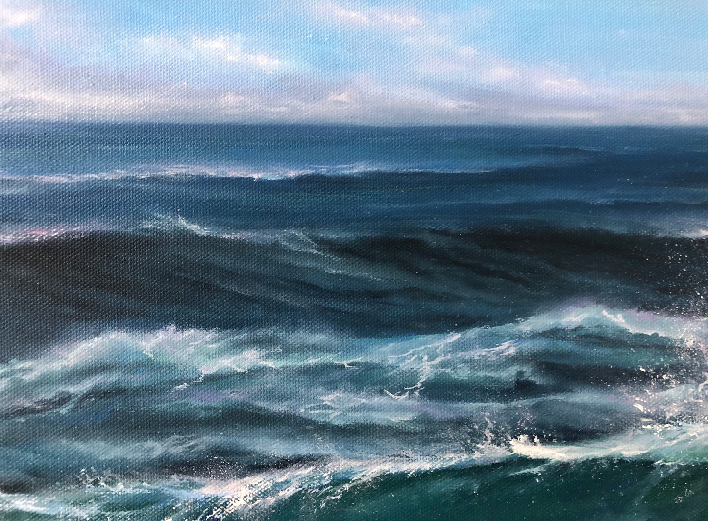 An Ocean’s Blessing, original oil painting