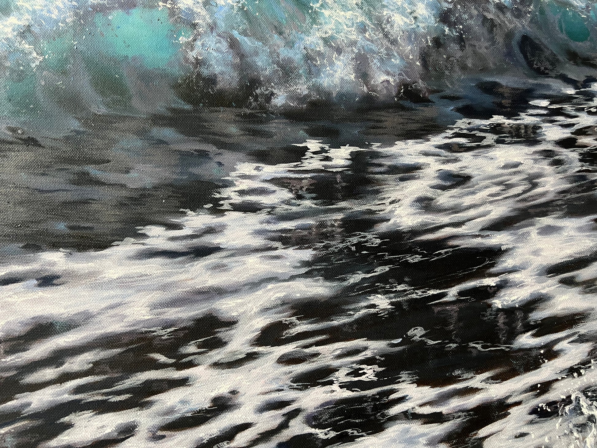 tide oil painting