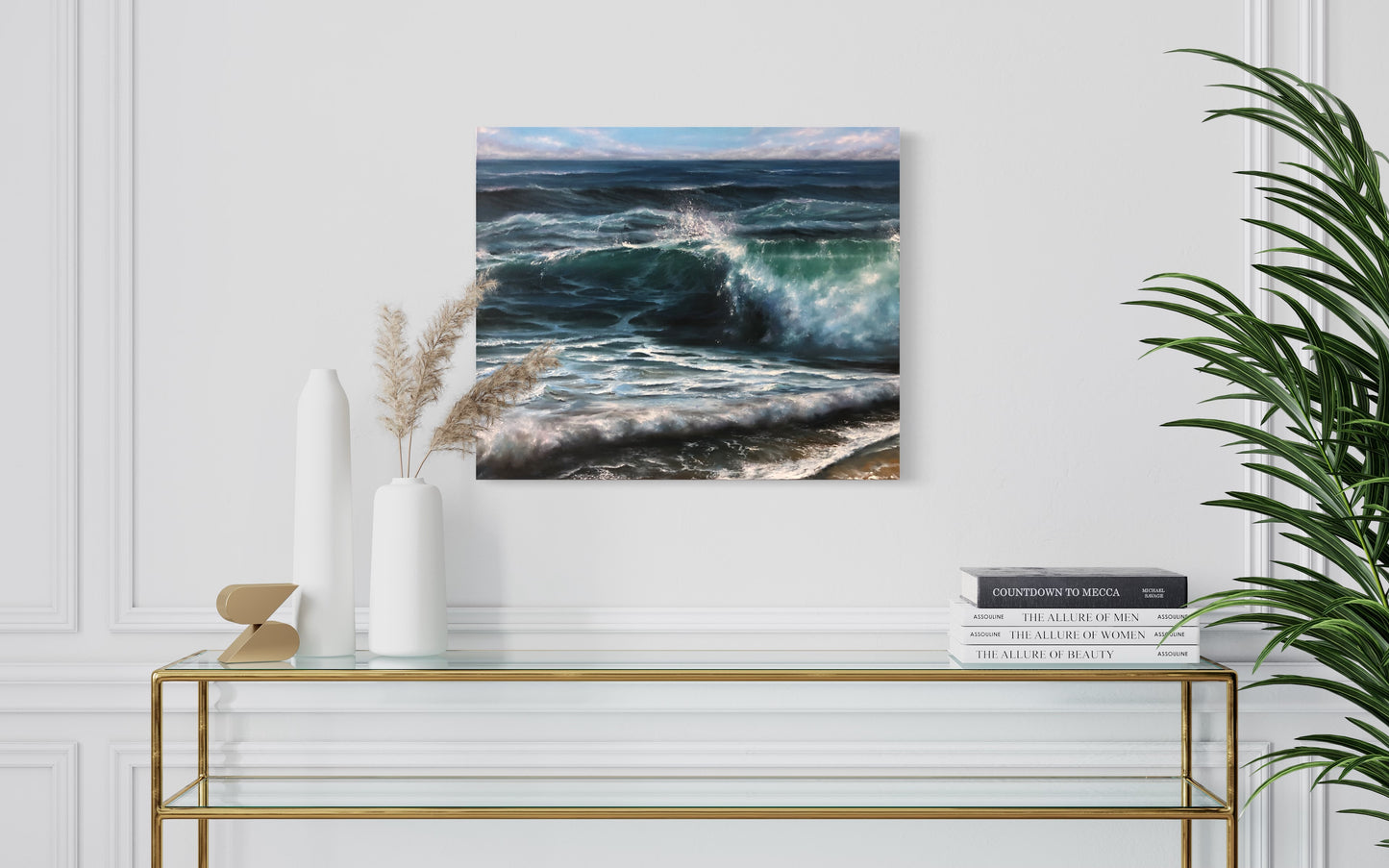 An Ocean’s Blessing, original oil painting